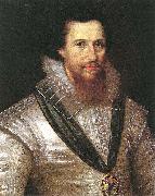 Marcus Gheeraerts Robert Devereux, Earl of Essex oil painting reproduction